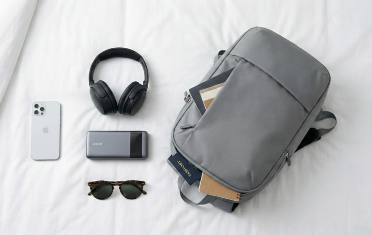 The ultimate travel power bank for 2026. 25,000mAh capacity, triple 100W USB-C ports, and built-in retractable cables. Flight approved.